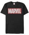 MARVEL MARVEL MEN'S DISTRESSED MARVEL MEN'S LOGO SHORT SLEEVE T-SHIRT