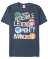 MARVEL MARVEL MEN'S COMIC COLLECTION THIS DAD IS INCREDIBLE SHORT SLEEVE T-SHIRT