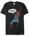 MARVEL MARVEL MEN'S COMIC COLLECTION SPIDER-MAN WITH GREAT POWER SHORT SLEEVE T-SHIRT