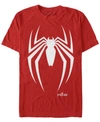 Marvel Men's Spider-man Gamerverse Spider-man Logo Short Sleeve T-shirt In Red