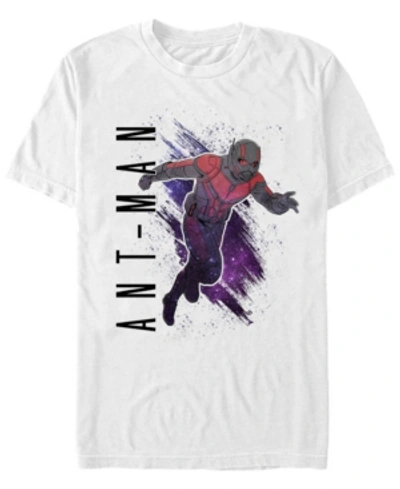 Marvel Men's Ant-man Galaxy Painted Ant-man Short Sleeve T-shirt In White