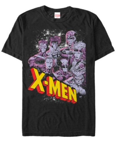 Marvel Men's Comic Collection Vintage X-men Team Logo Short Sleeve T-shirt In Black
