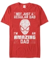 MARVEL MARVEL MEN'S COMIC COLLECTION SPIDER-MAN I'M AN AMAZING DAD SHORT SLEEVE T-SHIRT