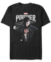 Marvel Men's Punisher The Punisher Portrait Short Sleeve T-shirt In Black