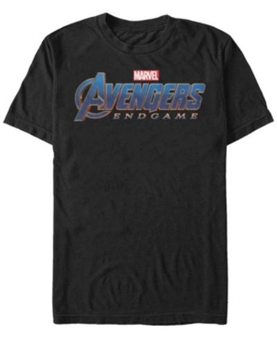 Marvel Men's Avengers Endgame Logo Short Sleeve T-shirt In Black