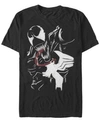 MARVEL MARVEL MEN'S COMIC COLLECTION PAINTED VENOM ACTION POSE SHORT SLEEVE T-SHIRT