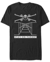 Star Wars Men's Classic Stay On Target Short Sleeve T-shirt In Black