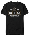 Star Wars Men's Classic Darth Vader I Use The Force Periodically Short Sleeve T-shirt In Black