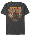 Star Wars Men's The Last Jedi Kylo Ren Soldiers Short Sleeve T-shirt In Charcoal Heather