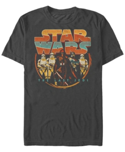 Star Wars Men's The Last Jedi Kylo Ren Soldiers Short Sleeve T-shirt In Charcoal Heather