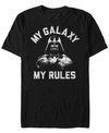 Star Wars Men's Classic Darth Vader My Galaxy My Rules Short Sleeve T-shirt In Black