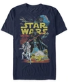 Star Wars Men's Classic Darth Vader Supreme Short Sleeve T-shirt In Navy