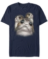 Star Wars Men's Porgs Big Eyes Short Sleeve T-shirt In Navy