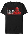 Star Wars Men's Rise Of Skywalker Sith Trooper Stormtroopers Short Sleeve T-shirt In Black