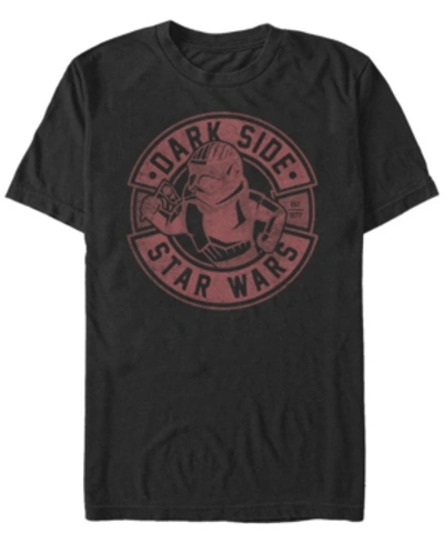 Star Wars Men's Rise Of Skywalker Dark Side Red Trooper T-shirt In Black