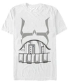 Star Wars Men's Storm Trooper Costume Short Sleeve T-shirt In White