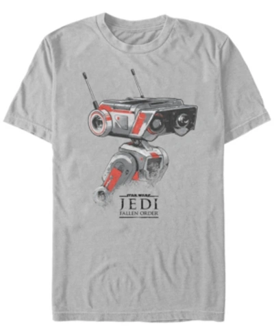 Star Wars Men's Jedi Fallen Order Bd-1 Sketch T-shirt In Gray