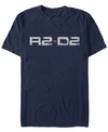 Star Wars Men's Episode Ix Rise Of Skywalker R2-d2 Droid Text T-shirt In Navy