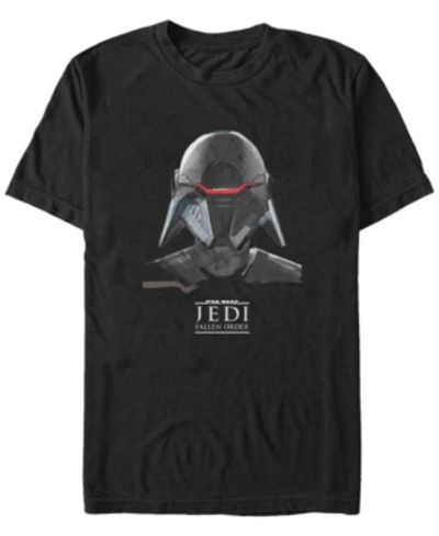 Star Wars Men's Jedi Fallen Order Inquisitor Helmet T-shirt In Black