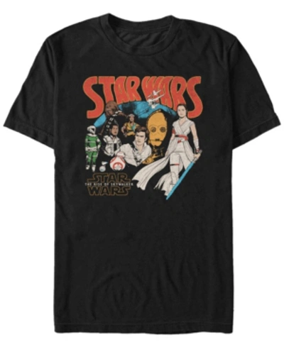 Star Wars Men's Rise Of Skywalker Retro Group T-shirt In Black