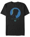 Star Wars Men's Jedi Fallen Order Cal Kestis Silhouette T-shirt In Black