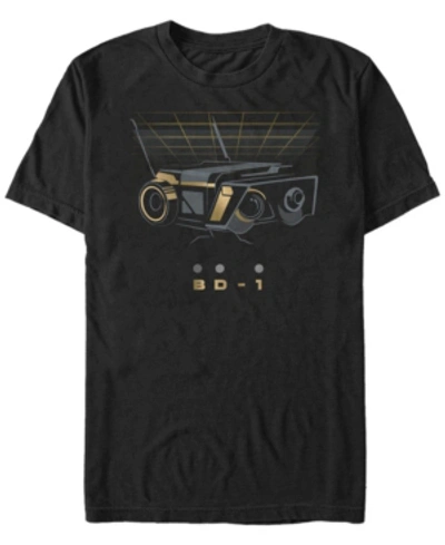 Star Wars Men's Jedi Fallen Order Bd-1 T-shirt In Black