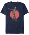 Star Wars Men's Mandalorian Red Sun Ig-11 T-shirt In Navy
