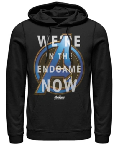 Marvel Men's Avengers Endgame We're In The Game Now, Pullover Hoodie In Black