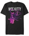 Marvel Men's Captain  Goose The Nice Kitty, Short Sleeve T-shirt In Black