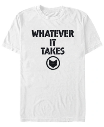 Marvel Men's Avengers Endgame Whatever It Takes Logo, Short Sleeve T-shirt In White