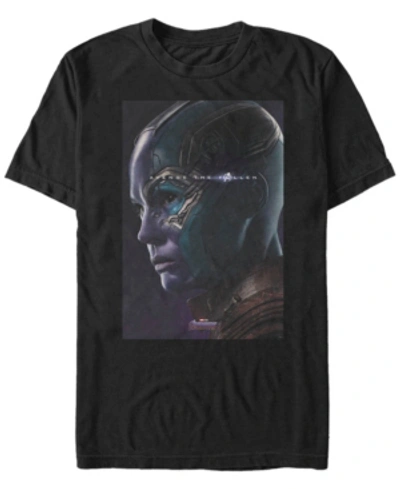 Marvel Men's Avengers Endgame Nebula Avenge The Fallen, Short Sleeve T-shirt In Black