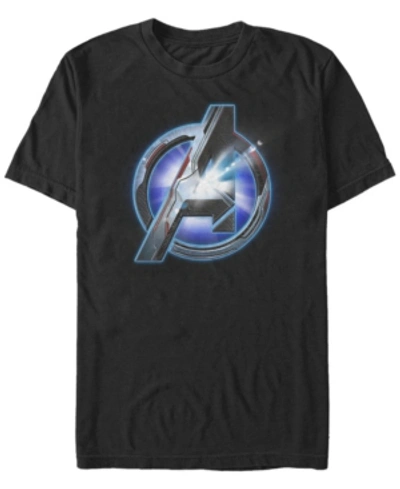 Marvel Men's Avengers Endgame Sunshine Logo, Short Sleeve T-shirt In Black