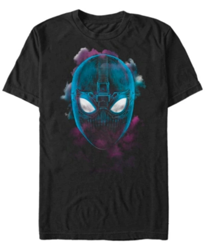 Marvel Men's Spider-man Far From Home Stealth Suit Big Face, Short Sleeve T-shirt In Black