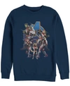 Marvel Men's Avengers Endgame Suit Group, Crewneck Fleece In Navy