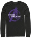 MARVEL MARVEL MEN'S AVENGERS ENDGAME AVENGE THE FALLEN LOGO, LONG SLEEVE T-SHIRT