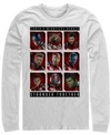Marvel Men's Avengers Endgame Earth's Mightiest Heroes, Long Sleeve T-shirt In White