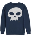 Disney Pixar Men's Toy Story Sid Skull Costume, Crewneck Fleece In Navy