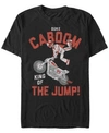 Disney Pixar Men's Toy Story Duke Caboom King Of The Jump, Short Sleeve T-shirt In Black