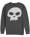 Disney Pixar Men's Toy Story Sid Skull Costume, Crewneck Fleece In Dark Gray