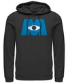 Disney Pixar Men's Monsters Inc. Eye Logo, Pullover Hoodie In Black
