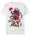 Marvel Men's Iron Man The Samurai, Short Sleeve T-shirt In White