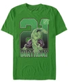 Marvel Men's  Hulk Smash 21st Birthday Short Sleeve T-shirt In Emerald
