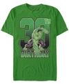 Marvel Men's  Hulk Smash 21st Birthday Short Sleeve T-shirt In Emerald