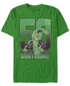 MARVEL MEN'S MARVEL HULK SMASH 50TH BIRTHDAY SHORT SLEEVE T-SHIRT