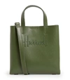 HARRODS MINI LEATHER KENSINGTON TOTE BAG,14969338