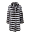 HARRODS LONG CHINCHILLA COAT,15065158