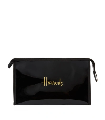 Harrods Cosmetic Bag In Black