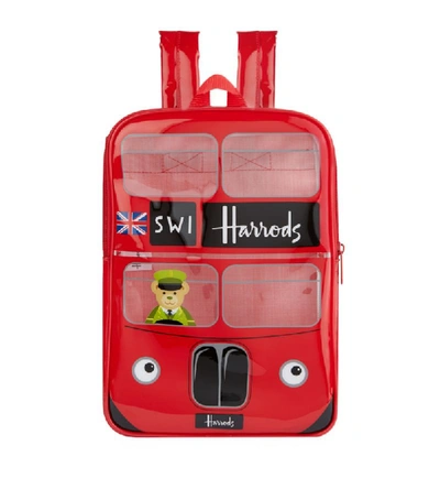 Harrods London Red Bus Backpack