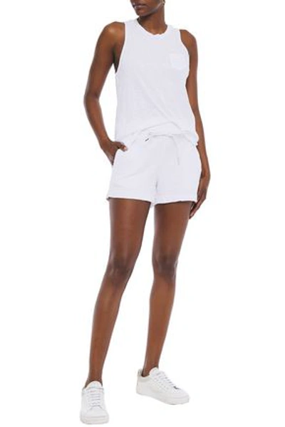 Stateside Slub Pima Cotton-jersey Tank In White