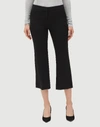 LAFAYETTE 148 PETITE FINESSE CREPE CROPPED FLARE MANHATTAN PANT